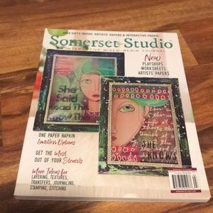 Somerset Studio an interactive mixed-media journal